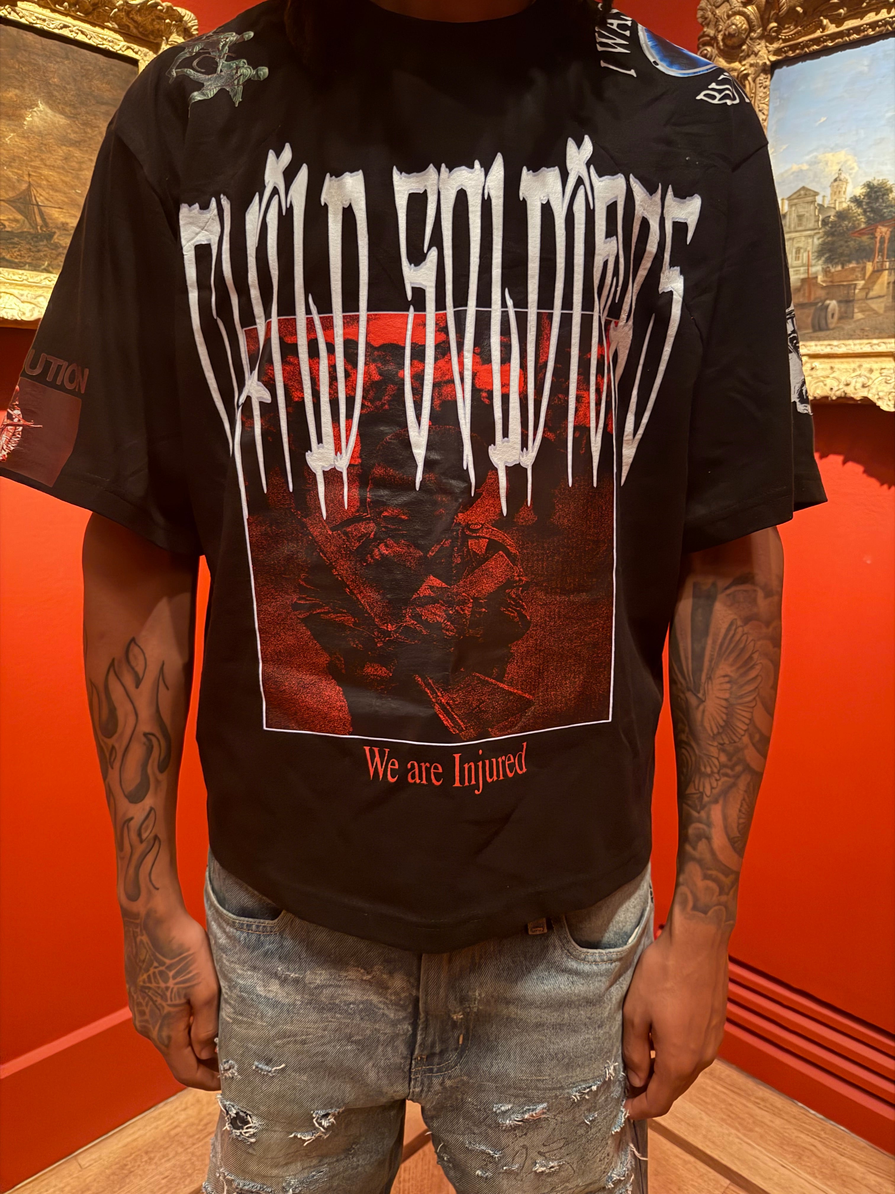 CHILD SOLDIERS Raglan T-shirt