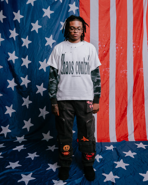 CHAOS CONTROL Double layer long sleeve T-shirt